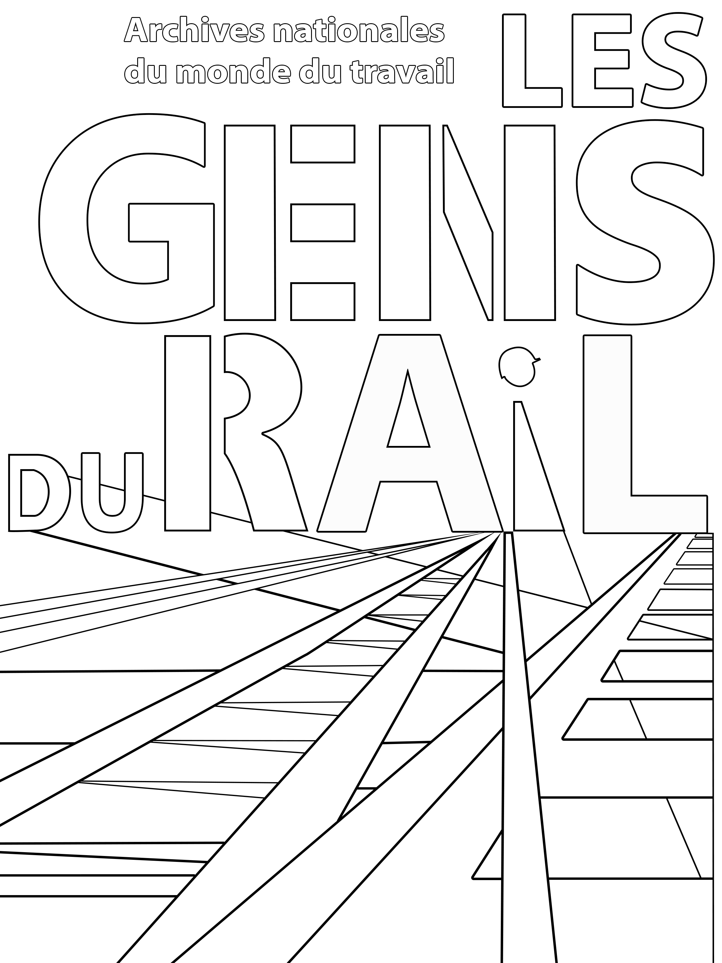 Coloriage des ANMT - Les gens du rail