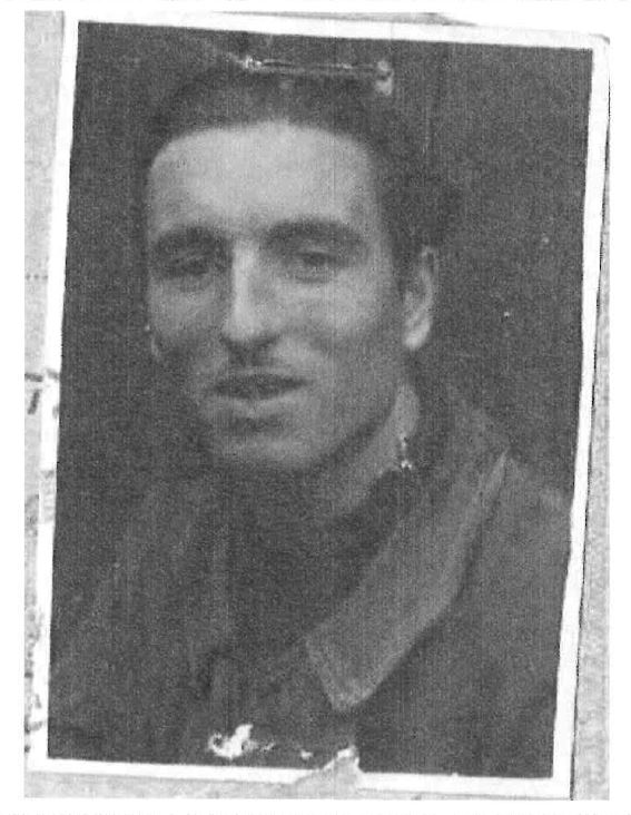 Photographie de Jean Uzac confiée par son petit-fils.