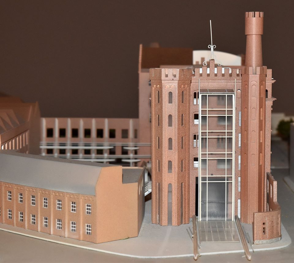 Photographie de la maquette du projet.
