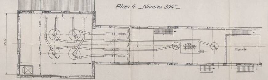 Détail du projet "Fin de Broyage", usine minière de l'Amiante