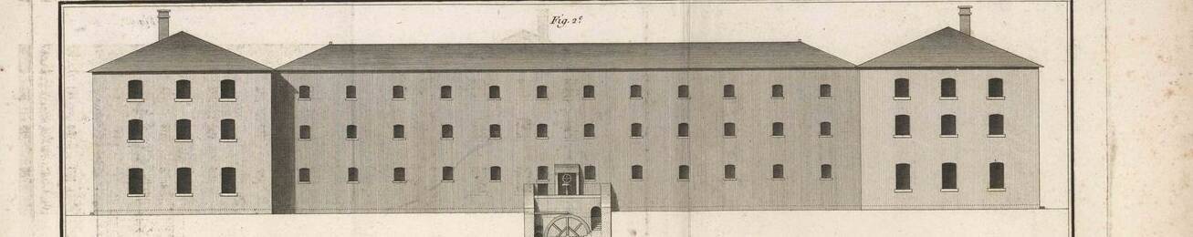 Détail d'un plan de la manufacture (1776)