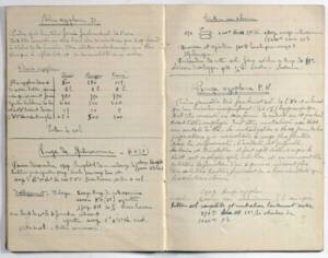Carnet de laboratoire, 1923-1938. ANMT 2004 2 6, L&F Delmasure.