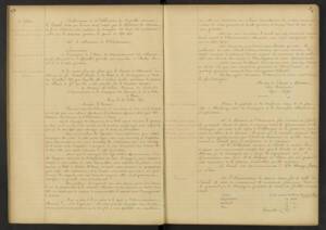 Extrait du registre du conseil d’administration de la Compagnie des Chemins de fer de l’Est, 18 juillet 1871.