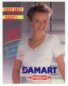 Couverture d’un catalogue de marque Damart, sans date.