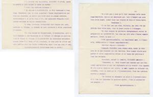 Compte rendu d’une conférence tenue à Lallaing (département du Nord) le 18 mars 1923. Document dactylographié. ANMT 110 AQ 41. Fonds Commentry, Fourchambault et Decazeville, compagnie minière.