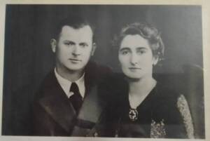 Photographie d'Hubert et Angeline Marmet.  Collection particulière.