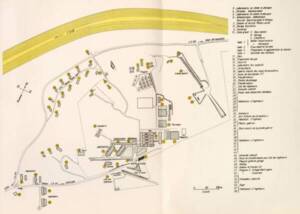 Plan au sol du CERCHAR à Verneuil-en-Halatte (Oise), [1955]
