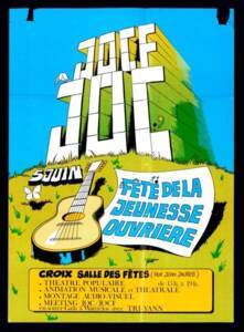 Affiche pour fête de la jeunesse ouvrière à Croix (Nord), sans date.
