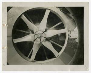 Vue d'une machine soufflante