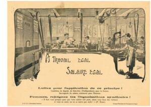 Tract édité par les groupes féministes de l’enseignement laïque [1925]  ANMT 2011 14 1057, Syndicat national des instituteurs
