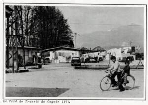 Extrait d’une brochure intitulée « 17 ans pour sortir du ghetto. Chambéry, cité de transit, 1962-1979 ». Publication de la municipalité de Chambéry, 1979.