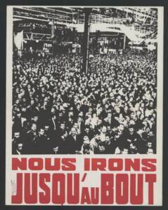 Affiche de l’École nationale supérieure des Beaux-Arts, 1968.