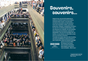 Double page interne de l'ouvrage "Des balles de coton aux boîtes d'archives".