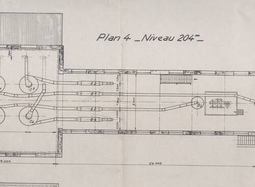 Détail du projet "Fin de Broyage", usine minière de l'Amiante
