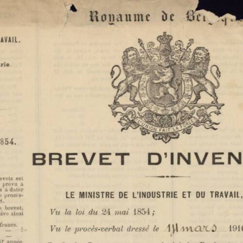 Détail du brevet d'invention