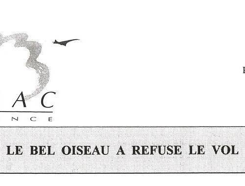 Entête d'une circulaire du SNOMAC Air France adressée aux membres du personnel technique navigants (2000)