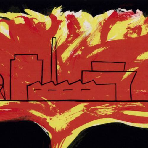 Affiche de prévention contre les incendies, 1975. ANMT 2003 29 656, Association interprofessionnelle Nord de France (AINF)