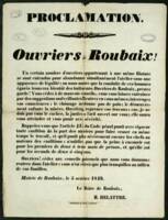Archives municipales de Roubaix, 2 F cl-70, Industrie, commerce et travail