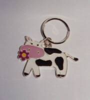 Porte-clef à l’effigie d’une vache : photographie, sans date.