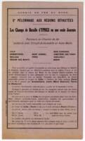 Brochure publicitaire pour le « 5e pèlerinage aux régions dévastées », 1919-1920.