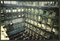 Partie ouest du bâtiment lors des travaux de rénovation, années 1980.
