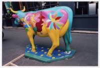 Une « vach’art » de la « Cow Parade » de Paris, 2006.