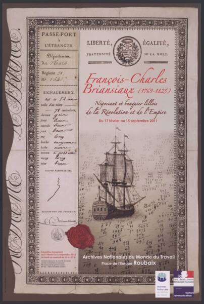 Affiche de l'exposition "François-Charles Briansiaux" (1769-1825).