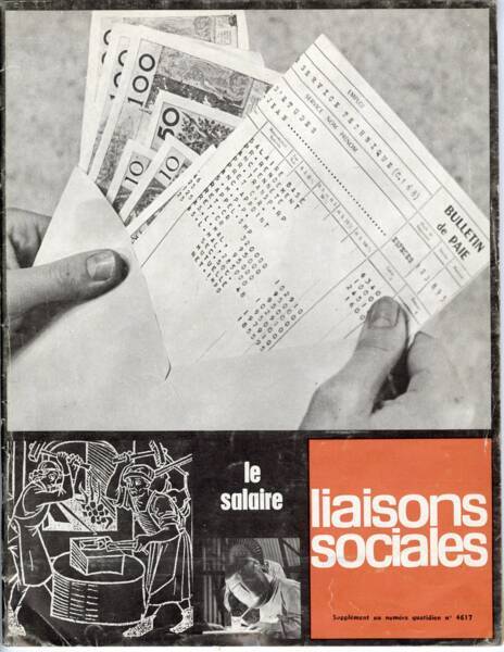 Liaisons sociales, supplément au numéro quotidien, n°4617, 1961, réédité en 1963