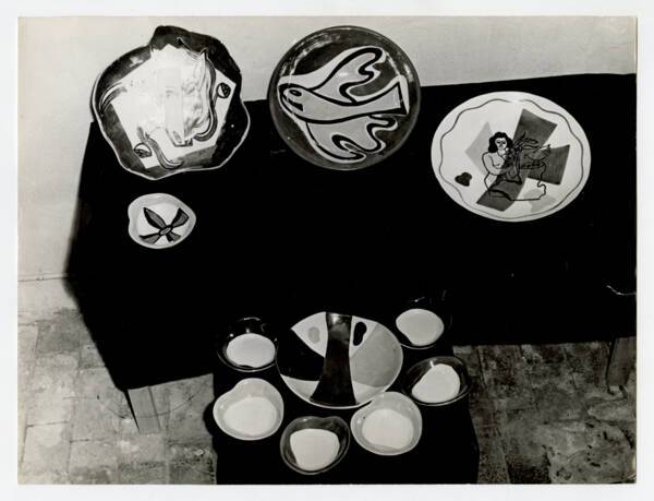 Photographie d’œuvres de Picasso, 1981.