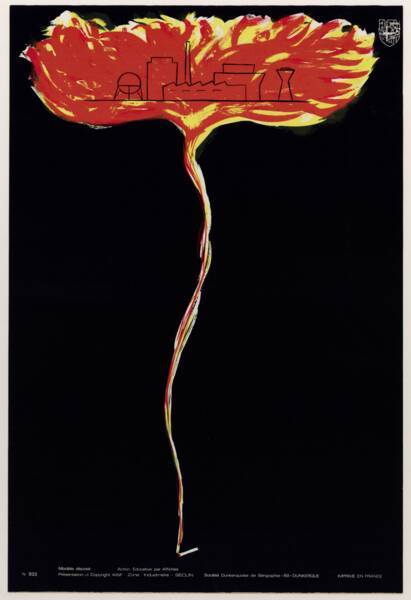 Affiche de prévention contre les incendies, 1975.